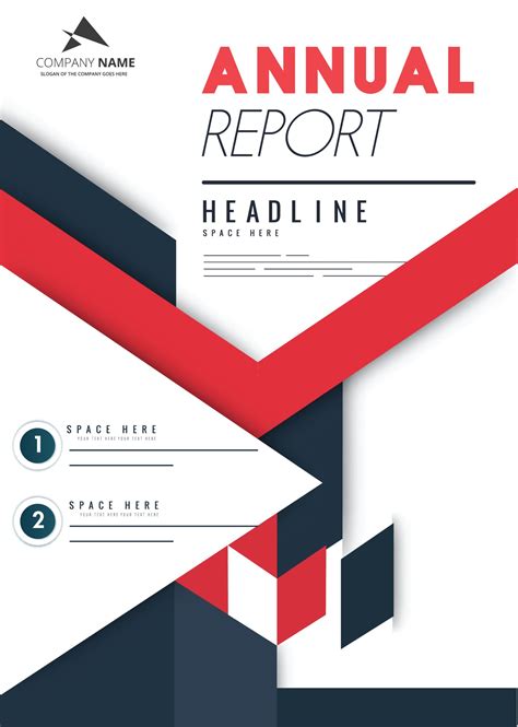 annual report word template free